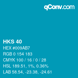 颜色代码: HKS 40 | qconv.com