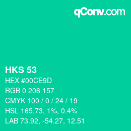 颜色代码: HKS 53 | qconv.com