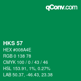 Code couleur: HKS 57 | qconv.com