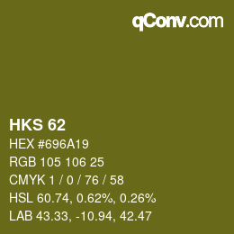 Código de color: HKS 62 | qconv.com