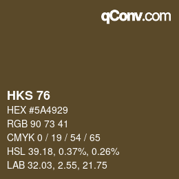 Código de color: HKS 76 | qconv.com