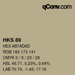 Farbcode: HKS 89 | qconv.com