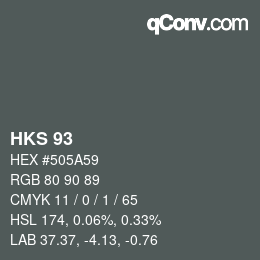 Farbcode: HKS 93 | qconv.com