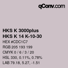 カラーコード: HKS K 3000plus - HKS K 14 K-10-30 | qconv.com