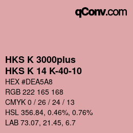 カラーコード: HKS K 3000plus - HKS K 14 K-40-10 | qconv.com