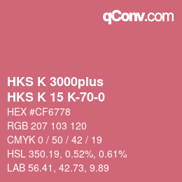 カラーコード: HKS K 3000plus - HKS K 15 K-70-0 | qconv.com