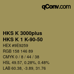 カラーコード: HKS K 3000plus - HKS K 1 K-90-50 | qconv.com