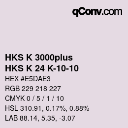 カラーコード: HKS K 3000plus - HKS K 24 K-10-10 | qconv.com