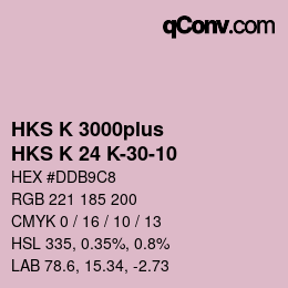 カラーコード: HKS K 3000plus - HKS K 24 K-30-10 | qconv.com