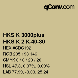 カラーコード: HKS K 3000plus - HKS K 2 K-40-30 | qconv.com