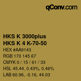 カラーコード: HKS K 3000plus - HKS K 4 K-70-50 | qconv.com