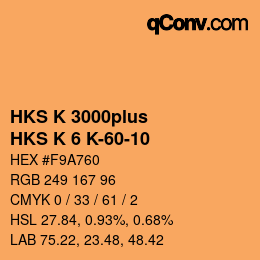 カラーコード: HKS K 3000plus - HKS K 6 K-60-10 | qconv.com