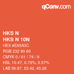 カラーコード: HKS N - HKS N 10N | qconv.com