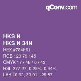 Farbcode: HKS N - HKS N 34N | qconv.com