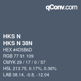 Farbcode: HKS N - HKS N 38N | qconv.com
