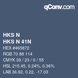 Farbcode: HKS N - HKS N 41N | qconv.com