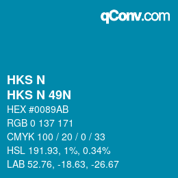 Farbcode: HKS N - HKS N 49N | qconv.com