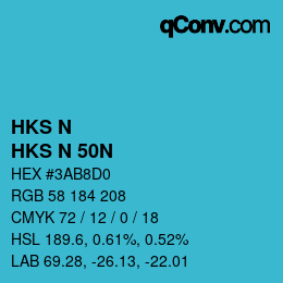 Code couleur: HKS N - HKS N 50N | qconv.com