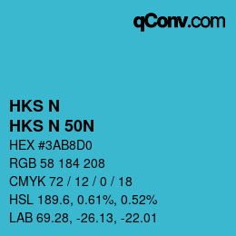 颜色代码: HKS N - HKS N 50N | qconv.com