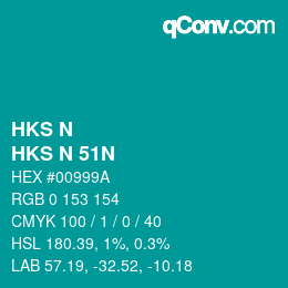 カラーコード: HKS N - HKS N 51N | qconv.com