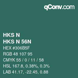 カラーコード: HKS N - HKS N 56N | qconv.com