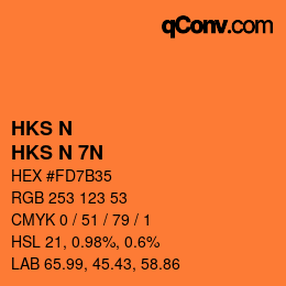 Farbcode: HKS N - HKS N 7N | qconv.com