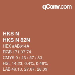 Farbcode: HKS N - HKS N 82N | qconv.com