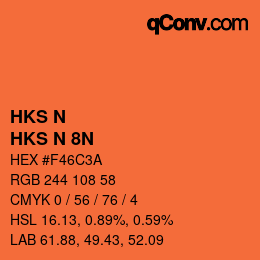 Farbcode: HKS N - HKS N 8N | qconv.com