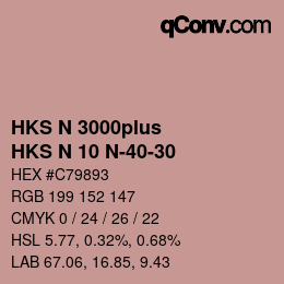 カラーコード: HKS N 3000plus - HKS N 10 N-40-30 | qconv.com