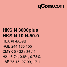 カラーコード: HKS N 3000plus - HKS N 10 N-50-0 | qconv.com