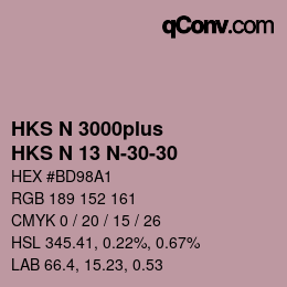 カラーコード: HKS N 3000plus - HKS N 13 N-30-30 | qconv.com