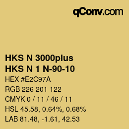 カラーコード: HKS N 3000plus - HKS N 1 N-90-10 | qconv.com