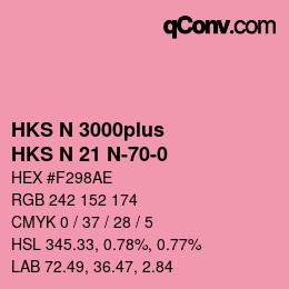 カラーコード: HKS N 3000plus - HKS N 21 N-70-0 | qconv.com