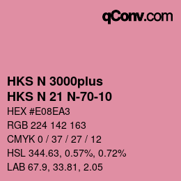 Farbcode: HKS N 3000plus - HKS N 21 N-70-10 | qconv.com