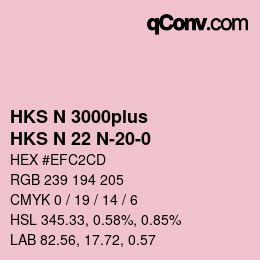 Farbcode: HKS N 3000plus - HKS N 22 N-20-0 | qconv.com