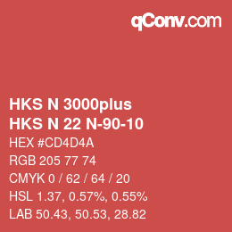 Farbcode: HKS N 3000plus - HKS N 22 N-90-10 | qconv.com