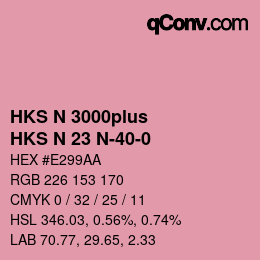 Farbcode: HKS N 3000plus - HKS N 23 N-40-0 | qconv.com