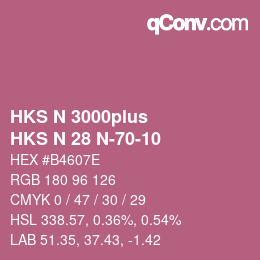 Farbcode: HKS N 3000plus - HKS N 28 N-70-10 | qconv.com