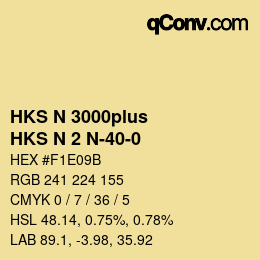 カラーコード: HKS N 3000plus - HKS N 2 N-40-0 | qconv.com