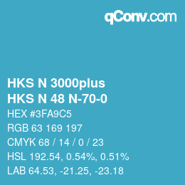 Color code: HKS N 3000plus - HKS N 48 N-70-0 | qconv.com