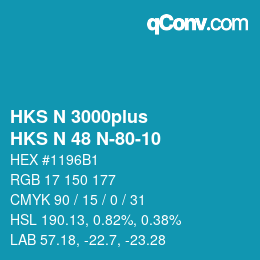 Farbcode: HKS N 3000plus - HKS N 48 N-80-10 | qconv.com