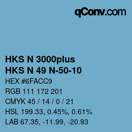 カラーコード: HKS N 3000plus - HKS N 49 N-50-10 | qconv.com
