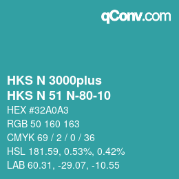 Farbcode: HKS N 3000plus - HKS N 51 N-80-10 | qconv.com