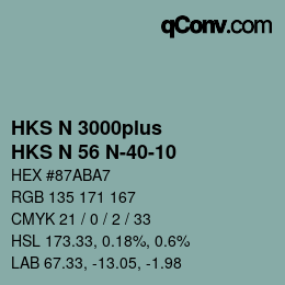 Farbcode: HKS N 3000plus - HKS N 56 N-40-10 | qconv.com