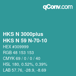 Farbcode: HKS N 3000plus - HKS N 59 N-70-10 | qconv.com