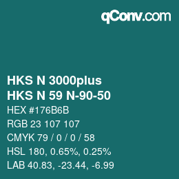 カラーコード: HKS N 3000plus - HKS N 59 N-90-50 | qconv.com
