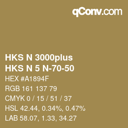 カラーコード: HKS N 3000plus - HKS N 5 N-70-50 | qconv.com
