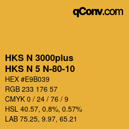 Farbcode: HKS N 3000plus - HKS N 5 N-80-10 | qconv.com