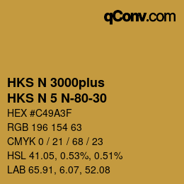 カラーコード: HKS N 3000plus - HKS N 5 N-80-30 | qconv.com