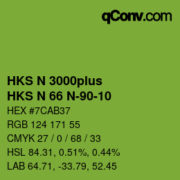 カラーコード: HKS N 3000plus - HKS N 66 N-90-10 | qconv.com